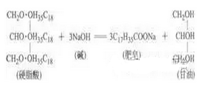 乳化作用反应式